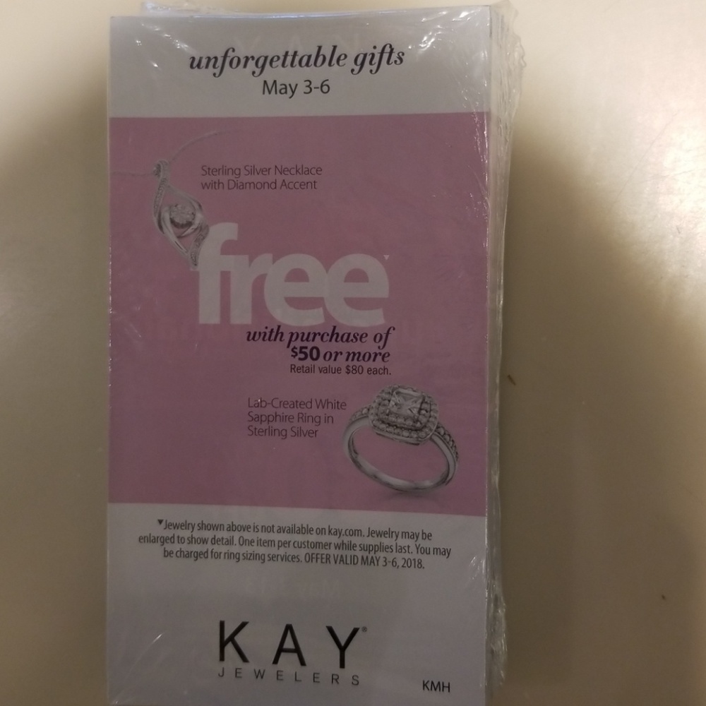 Kay jewelers promo jewelry not for sale! Fyi only